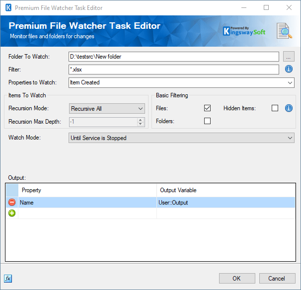 Using Premium File Watcher Task to Monitor File Changes in an ETL Process